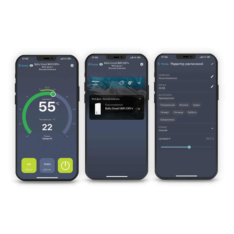 Водонагреватель Ballu BWH/S 80 Smart WiFi DRY+ — изображение 7